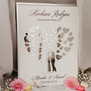 Podziękowanie dla Rodziców - Lustrzane serca