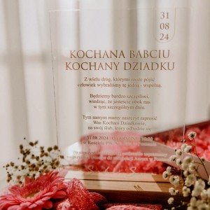 Zaproszenie ślubne dla dziadków 3
