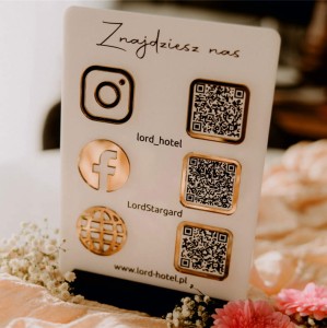 Tabliczka Social Media