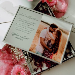 Ślubne Podziękowanie dla Dziadków - Zdjęcie na lustrze + tekst