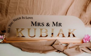 Dekor na stół Pary Młodej