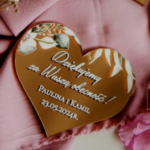 Podziękowanie dla gości - Serce 2