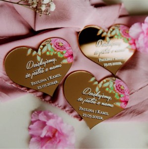 Podziękowanie dla gości - Serce 3