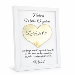 Podziękowanie od Dziecka Komunijnego dla Chrzestnych / Bliskich