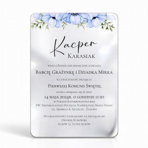 Zaproszenie chrzest / komunia 2
