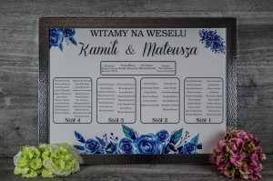 Plan stołów - Blue