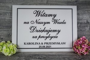 Tablica powitalna - Ramka