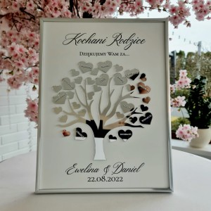 Podziękowanie dla Rodziców - Drzewko 2